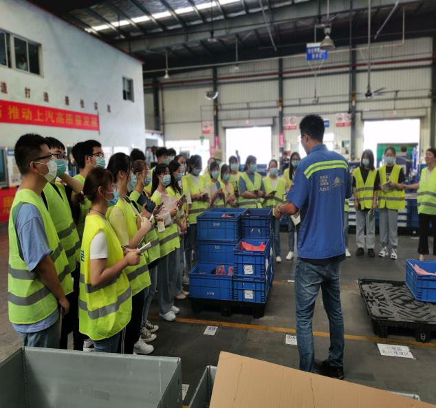 前往南京市安吉智行物流有限公司完成认识实习实训