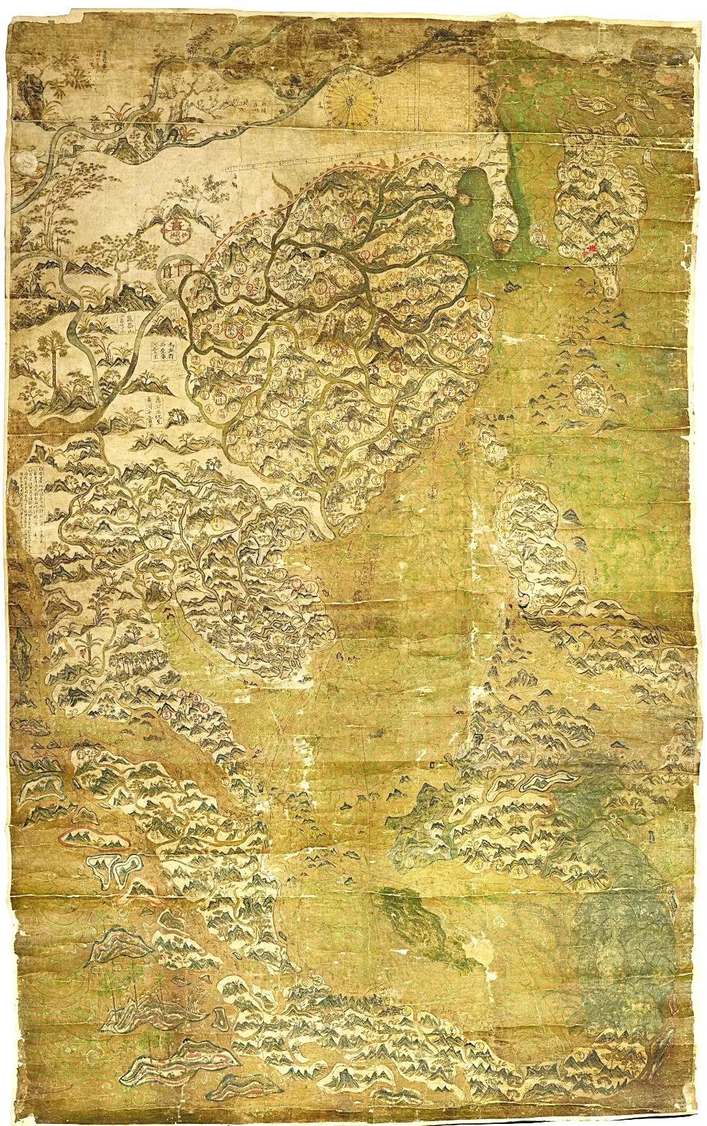 英国牛津大学图书馆藏"东西洋航海图"(selden map)